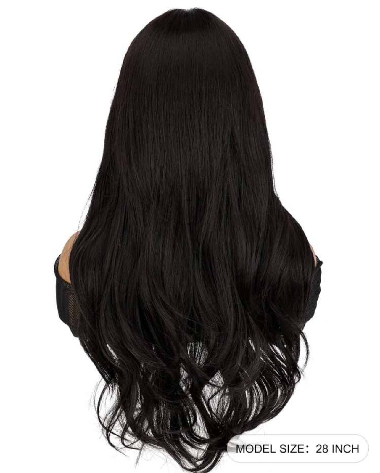 Curly Waves Bang Wig