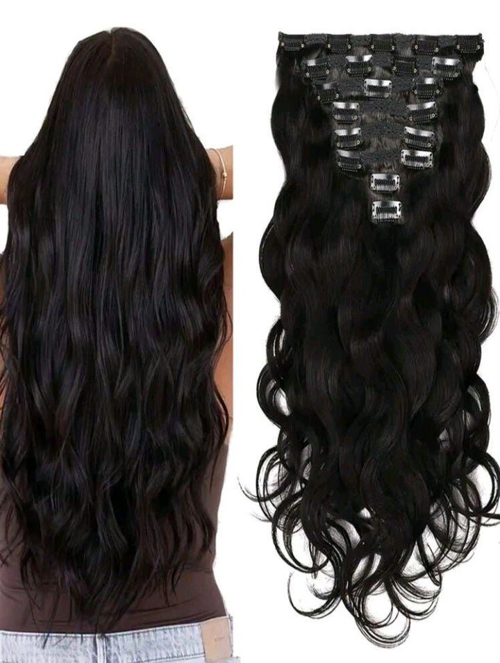 Body Wave Clip In Hair Extensions