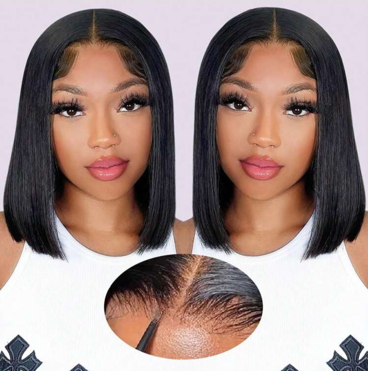 Black Bob Lace Front Wig