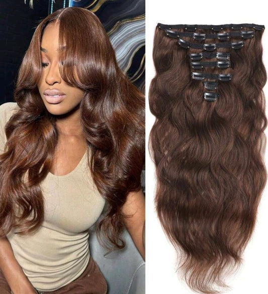 8Pcs One Set Clip In Extensions