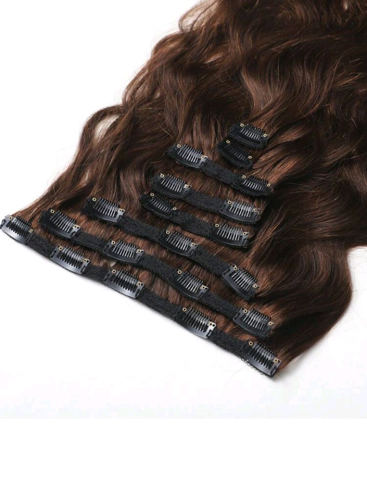 8Pcs One Set Clip In Extensions
